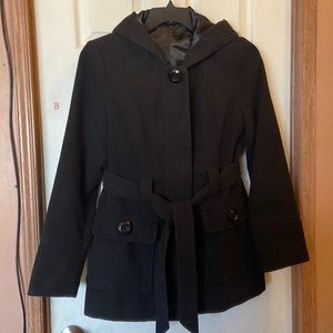 George Belted Tie Peacoat Women’s Medium 8-10